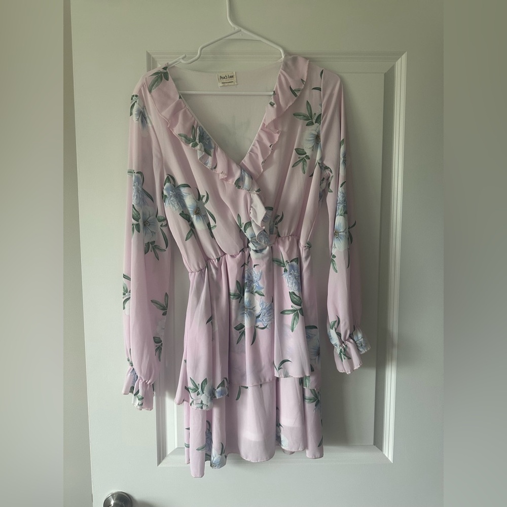 Pink Floral Dress